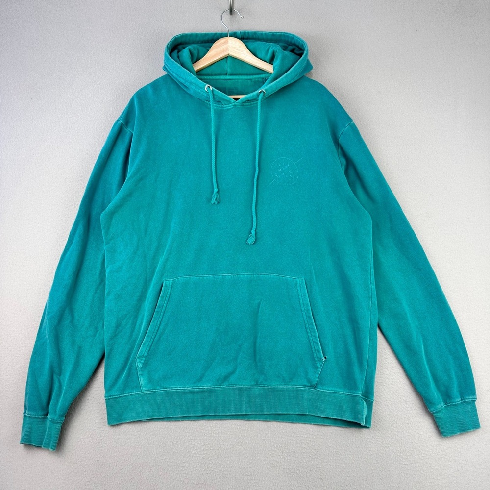 Lira Hoodie‎ Sweatshirt Mens L Blue Long Sleeve Pullover Surf Skate